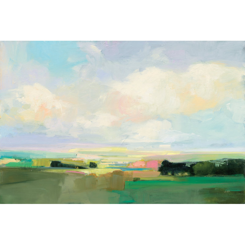 Summer Sky I by Julia Purinton - Wrapped Canvas Painting, 30cm H x 46cm W