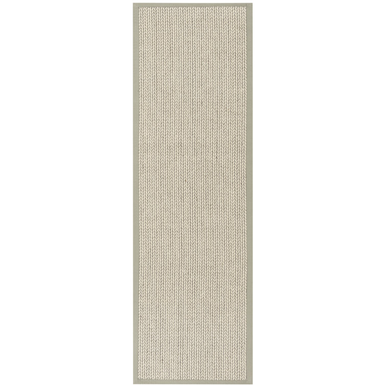 Glyndon Natural Fiber Wool & Sisal Solid Color Rug