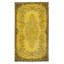 Tapis turc 5,5 pi x 9,5 pi fabriqué à la main de taille pièce, tapis turc recyclé avec motif de médaillon
