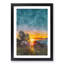 Sunrise Behind the Trees - Framed Print-56920754-56920760