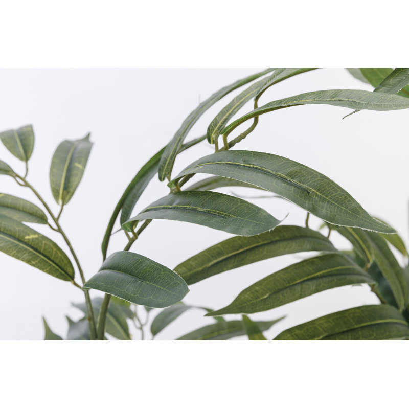 63" Artificial Faux Eucalyptus Tree in a Beige Resin Planter | 63" Eucalyptus Tree