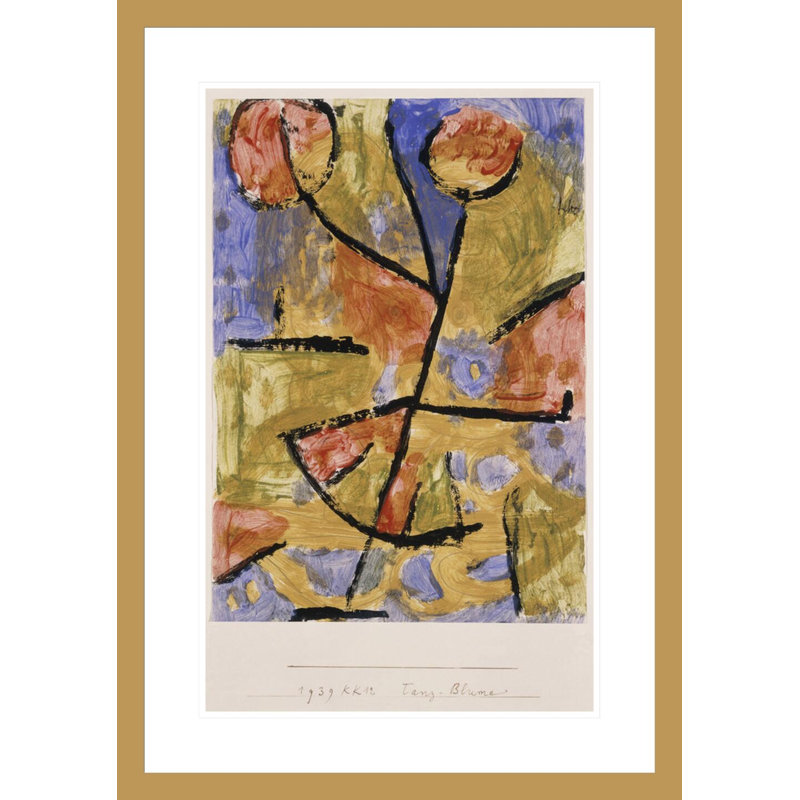 Dance-Flower by Paul Klee -Framed Giclee Print, 29.5" H x 20.82" W