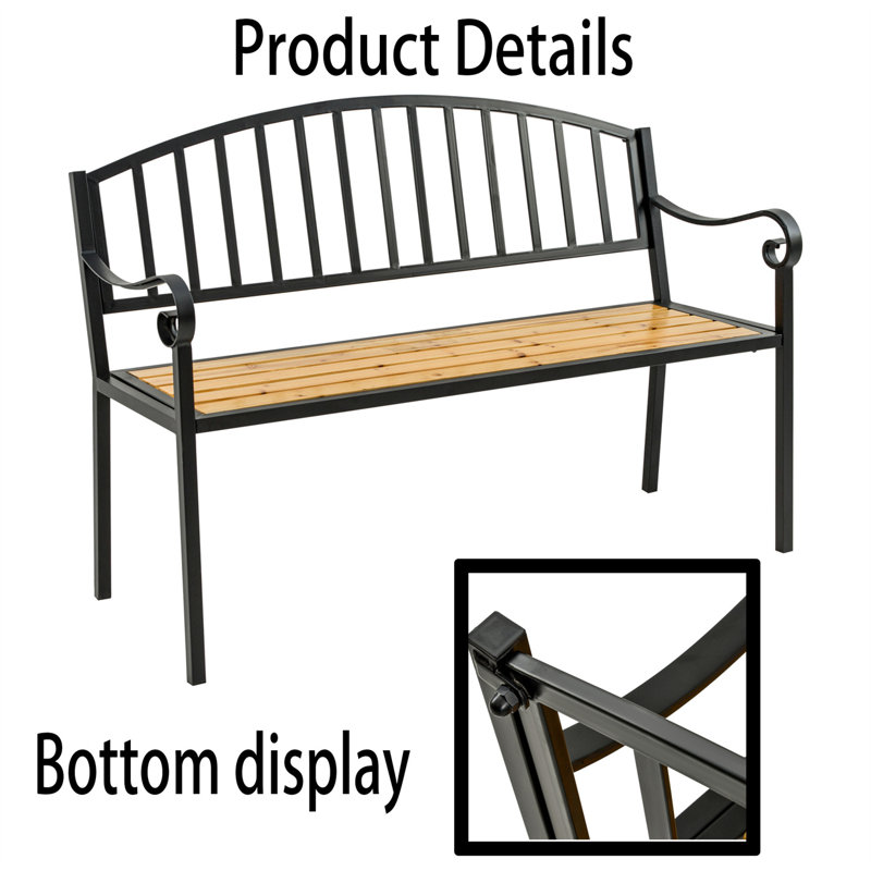 Seiki Steel Outdoor Bench