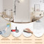 Panneau de douche à fixation murale encastré 60 po H 75/96 po Vallée, panneau mural pour baignoire et douche, installation rapide Vallée-108046027