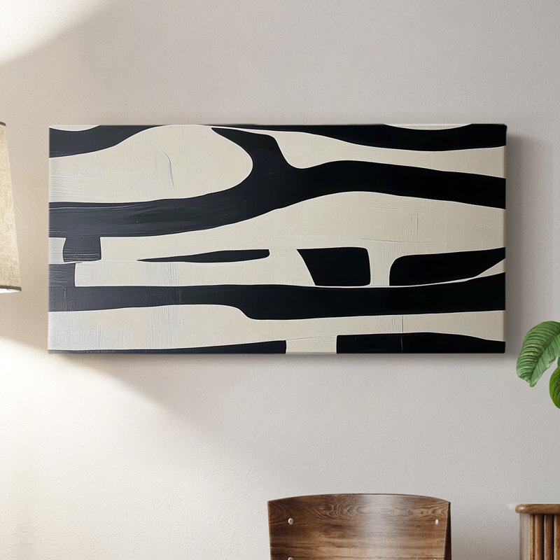 Abstract Series 7 #LX-Gallery Wrapped Canvas, 20" H x 40" W