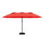 Parasol pour terrasse double 15 pi-865996657