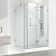 Monteray 40" W x 32" D x 79" H Hinged Frameless Shower Enclosure with 3/8  Clear Glass&Base