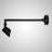 Architectural Black, Outdoor Wall Light