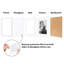 Cadre photo Americanflat - ensemble de 2 - cadre avec passe-partout - plexiglas poli-101177770-101177778