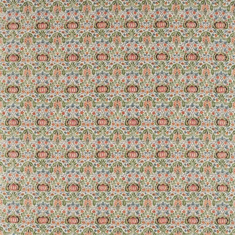 Little Chintz Fabric, Olive/Ochre