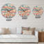 Poppy Field In Gentle Evening Glow Valley - Farmhouse Wall Clock-59912918