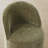 Rolling Chenille Upholstered Dining Chair With Hidden Casters-1468250800-1442868381