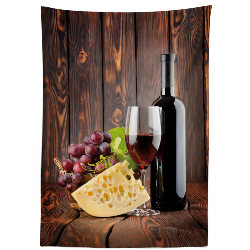 Wine Tablecloth, 90" x 60"