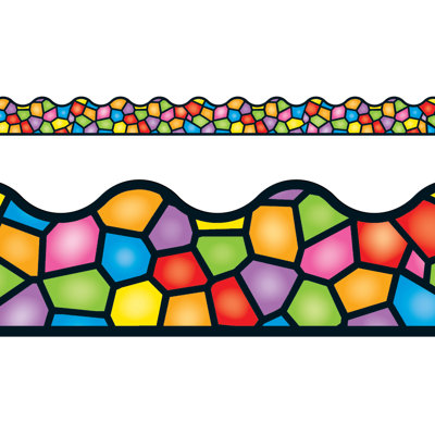 Stained Glass Terrific Trimmers® Classroom Border