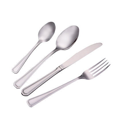 ROYALFORD Stainless Steel Cutlery Set, 16 Piece Mirror Finish Stainless Steel Cutlery Set with 4Pc Tea Spoon, 4Pc Table Spoon, 4 Pc Fork & 4 Pc Knife | Dishwasher Safe & Easy Clean |Set for 4 People