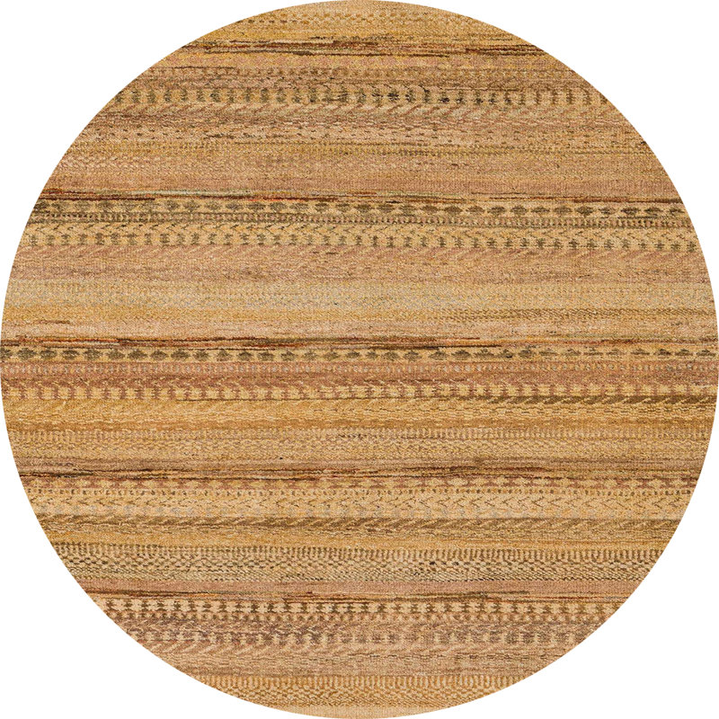 Abstract Indoor Rug, Round 3'