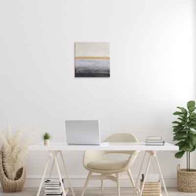 Warm Peachy Horizon Canvas, design by Design Fabrikken