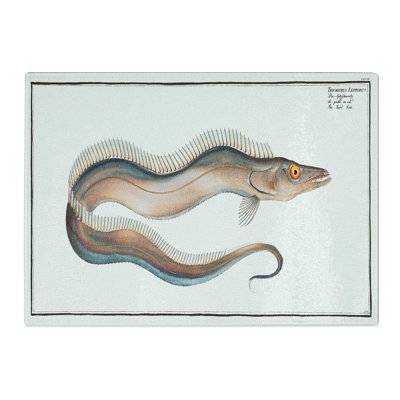 Tempered Glass Sword Fish by M.E. Bloch Chopping Board