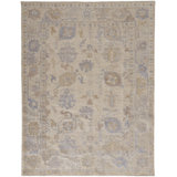 Wendover Transitional Floral & Botanical, Tan/Orange/Blue Area Rug