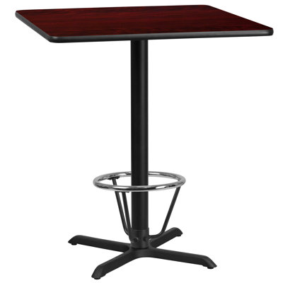 Plateau de table carré en stratifié 24 po Basler