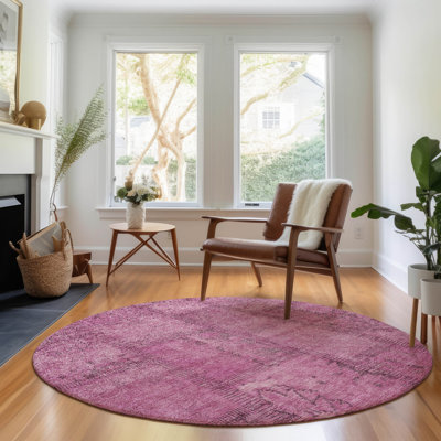 Premium Machine Washable Prisco Blush Rug