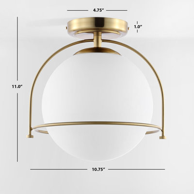 Plafonnier encastré 1 lumière 10,75 po Linnea