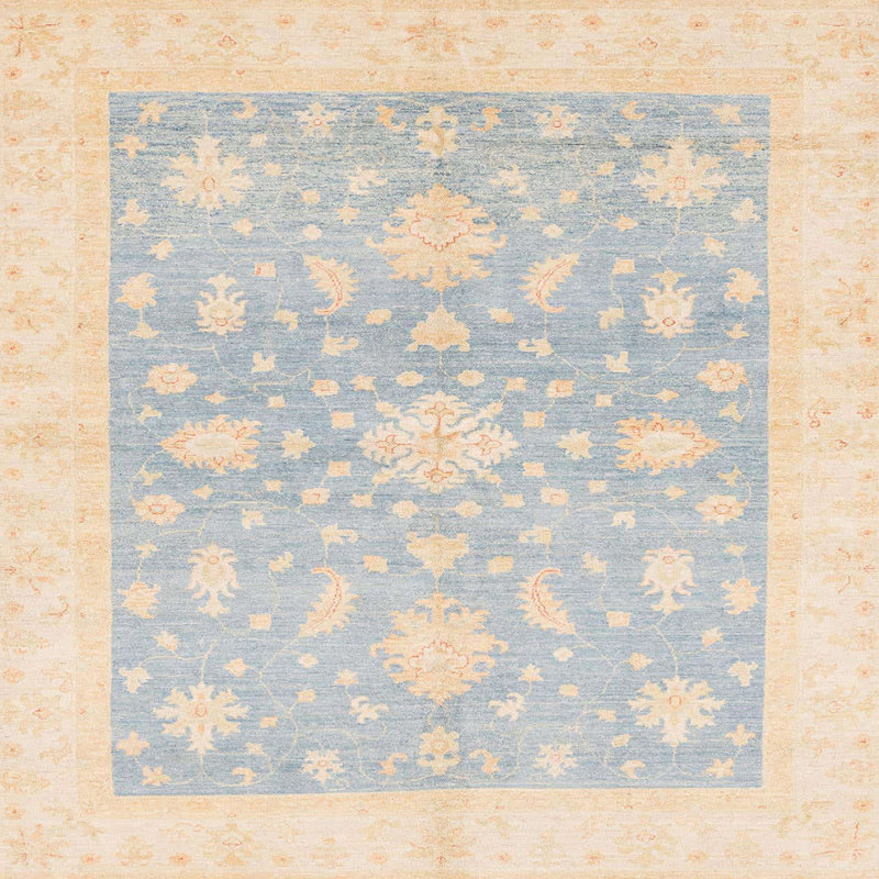 Tapis abstrait moderne 3493, Carré 7 pi