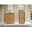 Pursley 5 Drawer Narrow Wood Chest of Drawers, Country Farmhouse Design