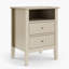 Table de chevet cannelée 18 po à 2 tiroirs, table de chevet moderne pour chambre à coucher 18 po, canapé et table de bout avec rangement-129366150-129366148