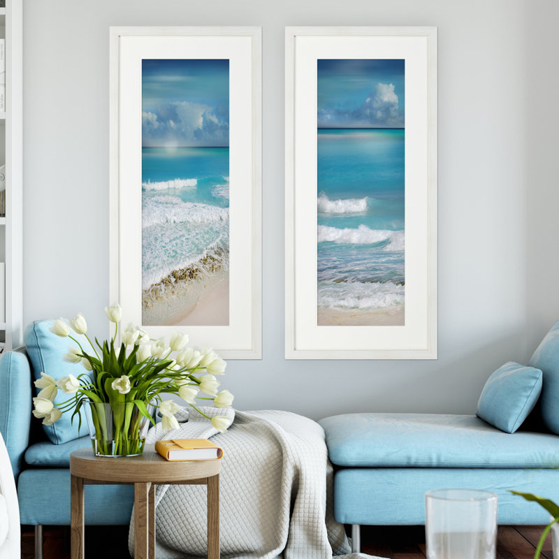 « simply caraïbes », ensemble de 2 reproductions de photos encadrées