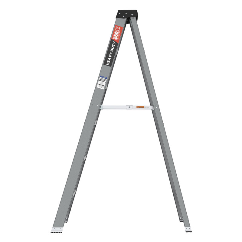 Fibreglass Step Ladder 6-Step 250lbs Grey