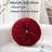 Velvet Round Decorative Pillow for Couch Decor 15-Inch (Set of 2)-98985721