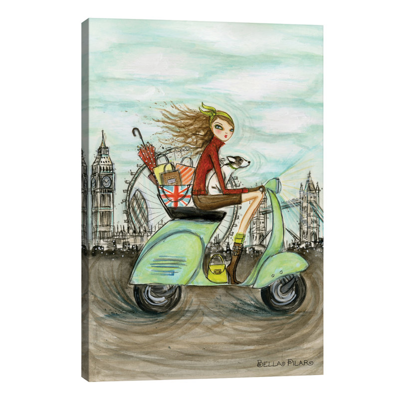 Art de londres, Toile tendue, H 12 po x l 8 po x P 0,75 po