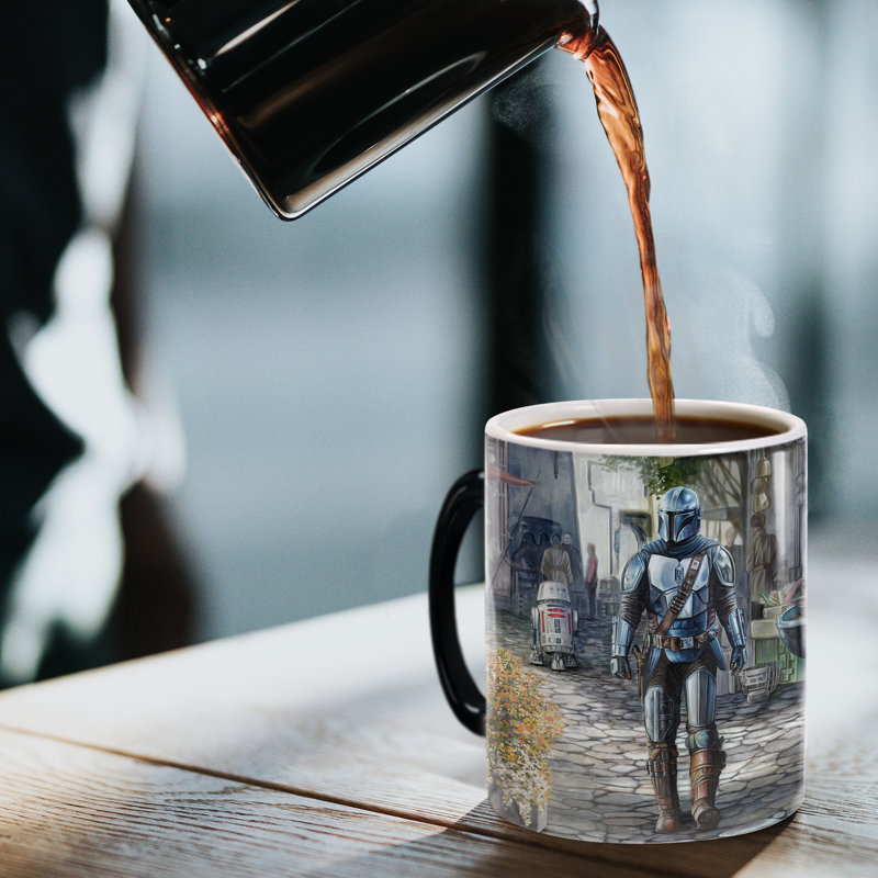 Tasse thermosensible Star Wars (The Mandalorian - A Welcome Sight) Morphing Mugs®