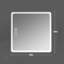 Miroir de salle de bain 36 po x 36 po à DEL avec miroirs de salle de bain avec lumières frontales anti-buée et sans miroir