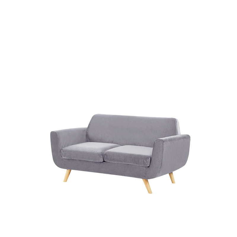Arias Box Cushion Sofa Slipcover, Grey