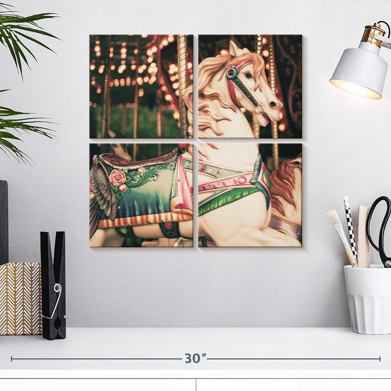Carrousel de carnaval Kerner, H 18 po x l 18 po
