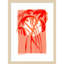 «Galya Palms At Sunset» par Treechild, impression sur bois encadrée-100477595-100477596