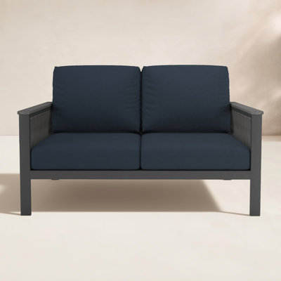 Townsend 55'' Wide Outdoor Loveseat with Sunbrella® Cushions