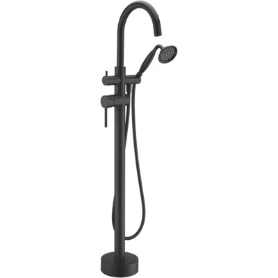 Floor Tub Spout with Diverter