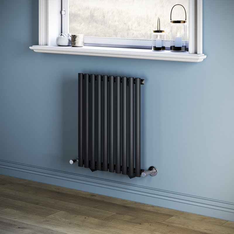 Blau Horizontal Designer Radiator, 60cm H x 55.5cm W x 9cm D