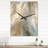 Serene Sensitivity In Gentle Retro Tones - Abstract Painting Wall Clock Oversized-99637108