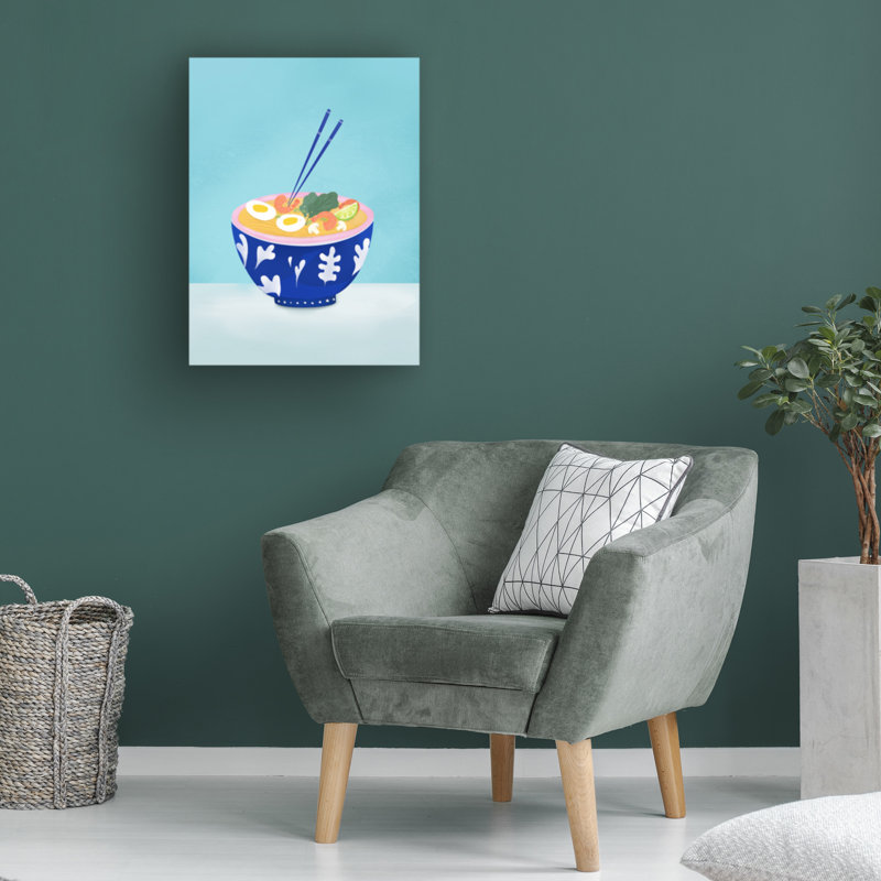 Art sur toile bol bolologien Petra Lizde Ramen, H 19 po x l 14 po