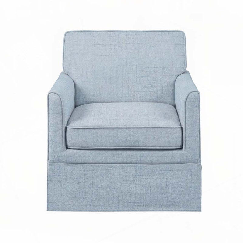 Fauteuil d'appoint à housse, Bleu clair