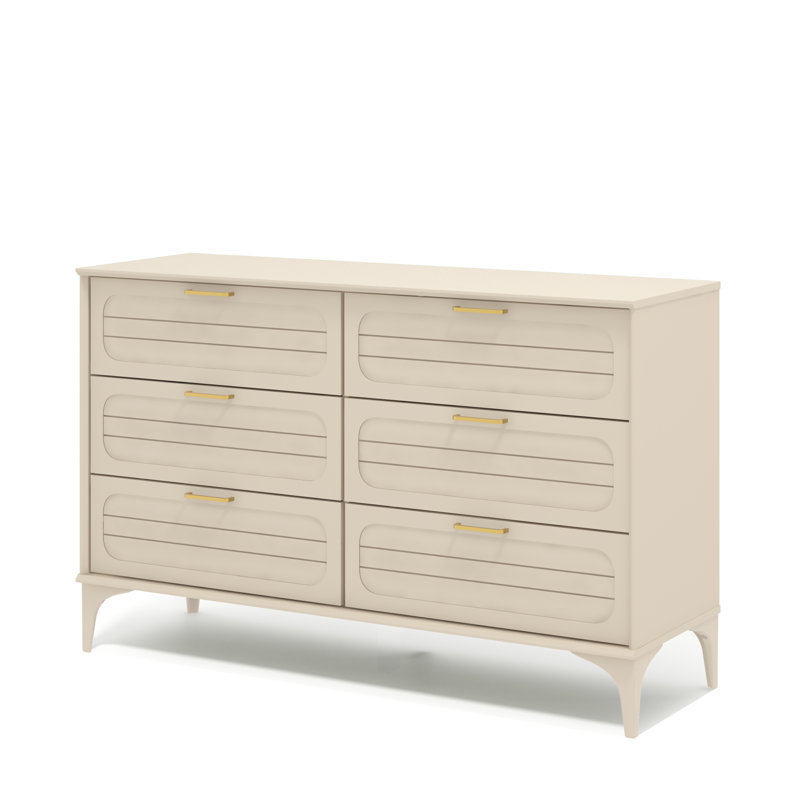  6 Drawer Chest, Natural