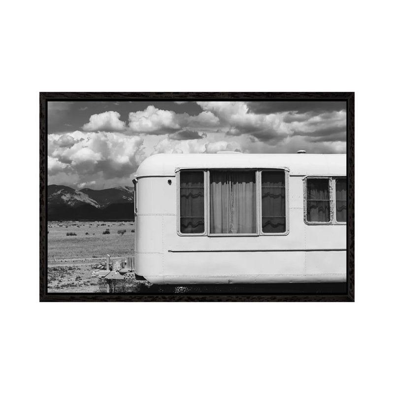 New Mexico Airstream X 1 Piece Wall Art on Canvas, 66.04cm H x 101.6cm W x 3.81cm D, Black Framed