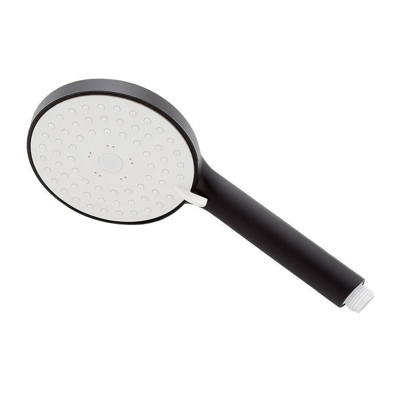 Round Paddle Multifunction Hand Shower 1.8 GPM, Matte Black