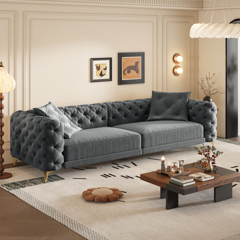 Lit convertible 4 pièces avec assise de 72 cm de profondeur, mobile et réglable par boutons, style moderne pour chambre à coucher, couleur orange, pieds invisibles, couleur gris.