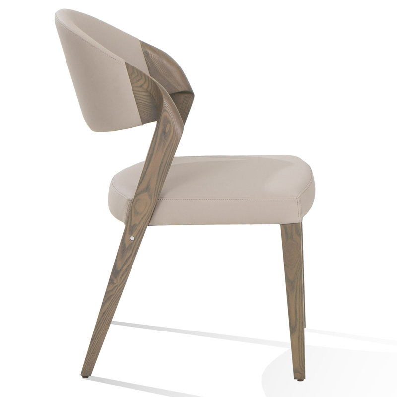 Chaise de salle à manger Bratislav, Bois de frêne gris