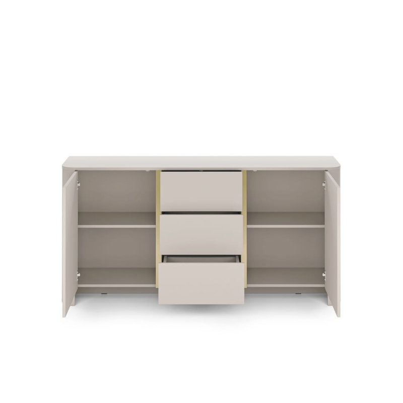 Syvia Display Cabinet, Beige